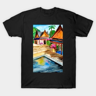 Amanpuri, Aman Hotels in watercolor T-Shirt